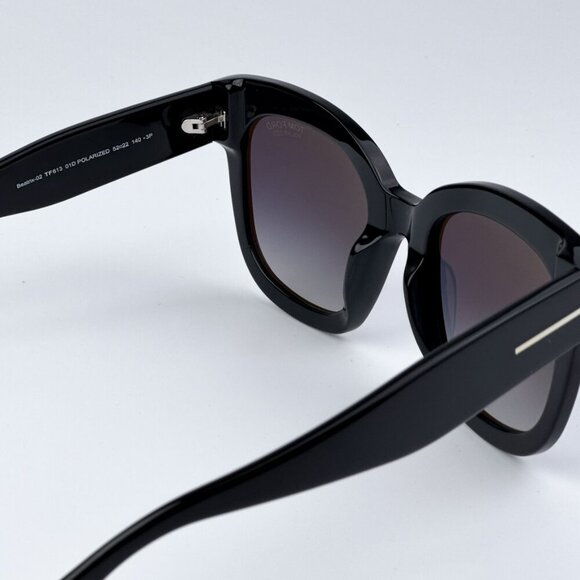 Tom Ford FT0613/S 01D BEATRIX-02 BRAND NEW Sunglasses Black Polarized Women - Picture 10 of 11